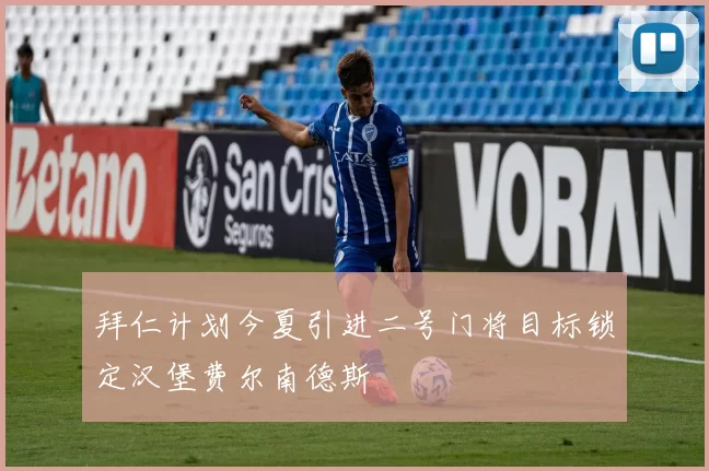 拜仁计划今夏引进二号门将目标锁定汉堡费尔南德斯